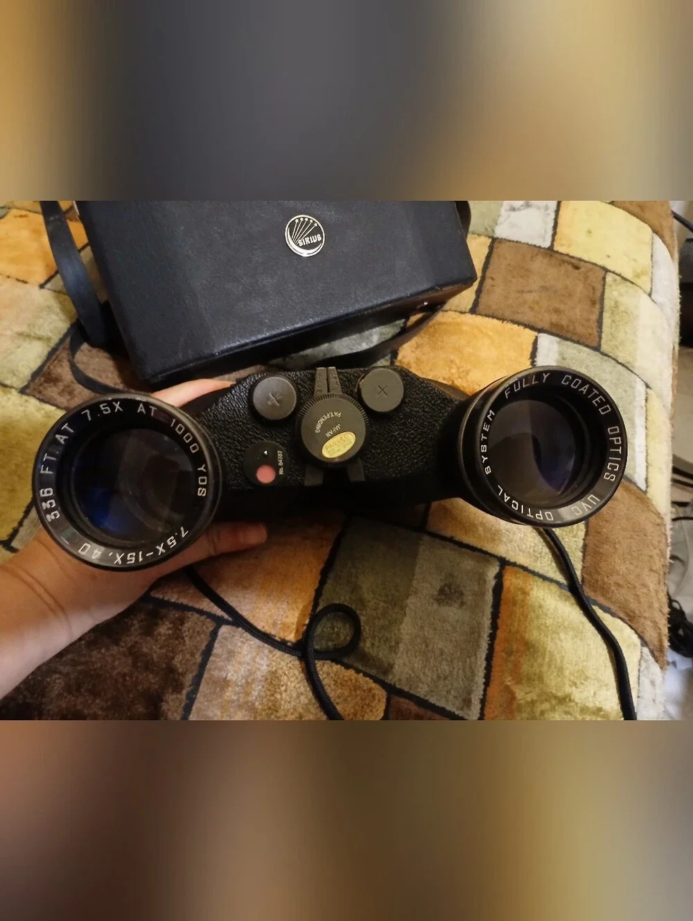 Vintage Sirius  electric power zoom binoculars made in Japan.